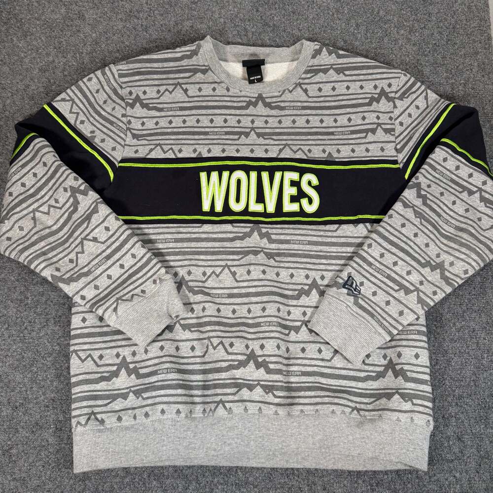 New Era Minnesota Timberwolves 'Wolves' City Edition Geometric All-Over Print